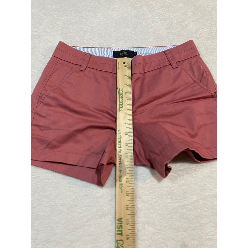J.Crew Chino Shorts Womens 2 Dusty Rose Pink 100% Cotton Style 82043 FA 15 - Picture 4 of 9
